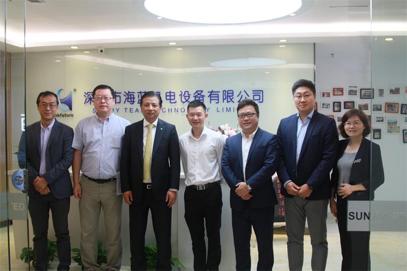 熱烈歡迎三菱電機(jī)自動(dòng)化蒞臨海藍(lán)機(jī)電參觀(guān)指導(dǎo)工作！